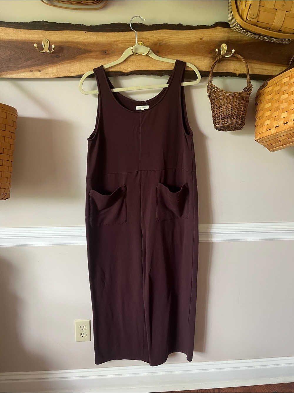 Madewell Super-brushed Pull On Sleeveless Jumpsuit Sz S PETITE - READ
